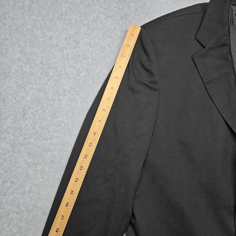 Hugo Boss Suit Jacket Mens 42R Gray Wool Einstein Sigma 3 Button Business Blazer